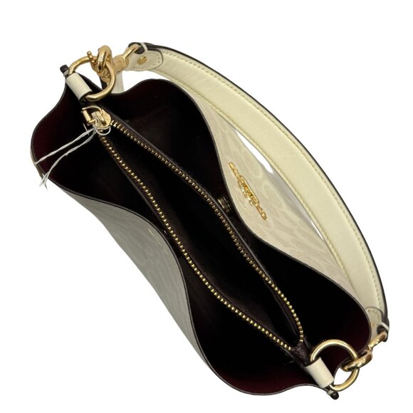 Coach Mini Tote Bag in Signature Canvas - Picture 6 of 6